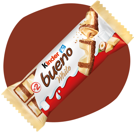 kinder bueno white