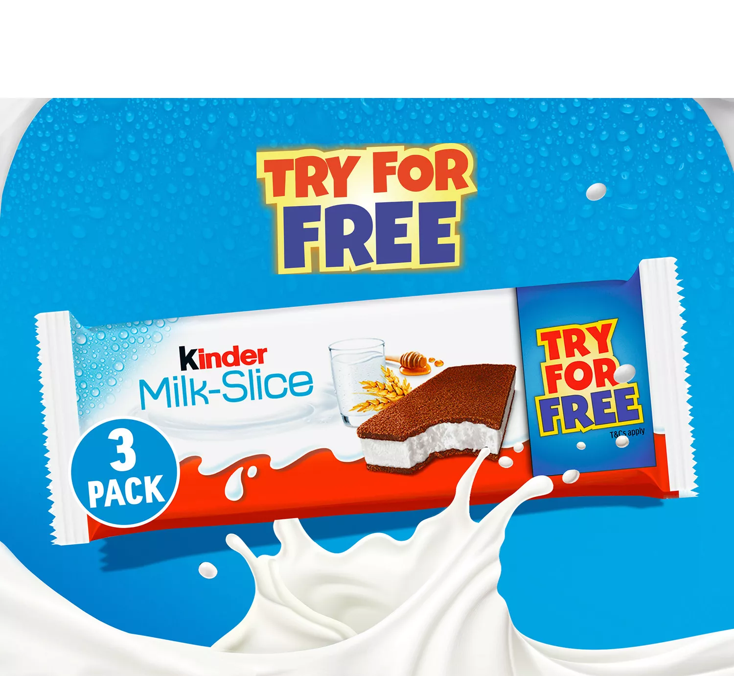Kinder Milk Slice